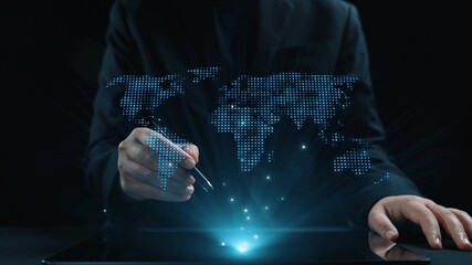 Online banking and digital banking innovation combining finance and technology, optimizing online banking systems, mobile banking services, and fintech for seamless experience. Elide - Powered by Adobe