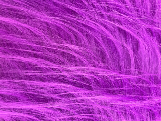 Close-up of vibrant purple hair or fibers, showing fine intertwined strands and rich texture, ideal for backgrounds, beauty, or abstract design concepts.