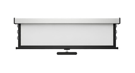 Layar Proyektor Portabel Di Latar Belakang Hitam