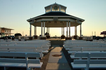The Bandstand at Rehoboth Avenue at sunrise 