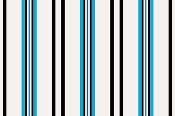 Modern striped pattern with vertical blue, black, and white lines on a neutral background. Versatile for textiles, backgrounds, and creative design projects.