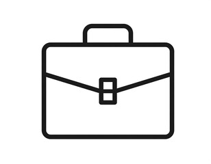 Obraz premium Simple briefcase icon