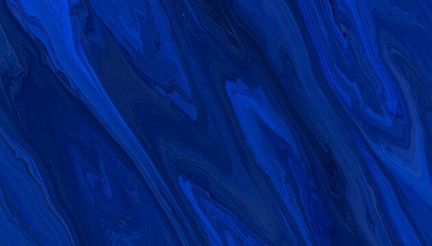 Abstract blue fluid painting