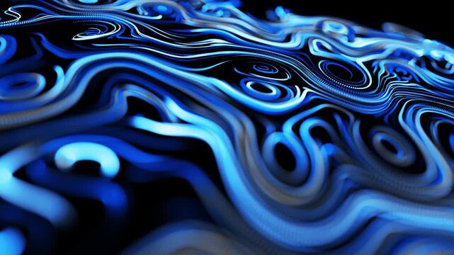 Motion Design Element: Swirling Particles Loop