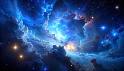 Colorful cosmic clouds