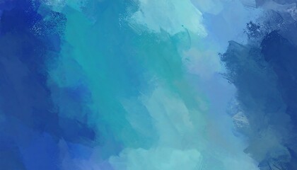 Obraz premium Abstract blue hues blend, creating a dynamic, textured canvas