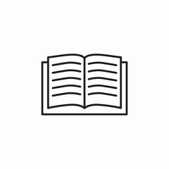 open book icon sign vector