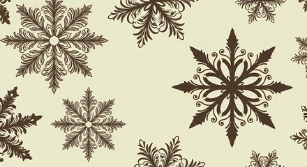 Ornate snowflake pattern