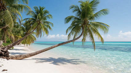 Serene tropical beach paradise