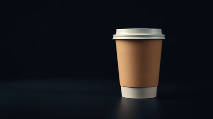 cup of coffee to go mockup