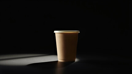cup of coffee to go mockup 