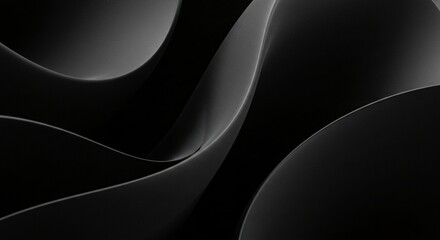 Obraz premium a black and white photo of some curves