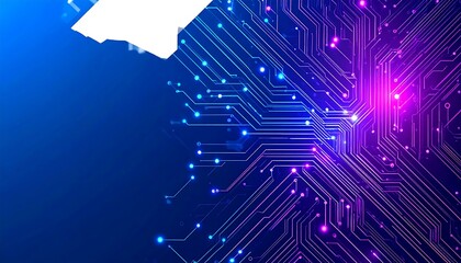 Circuit board design, vibrant colors