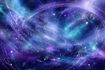 Fototapeta premium Colorful Abstract Space Nebula