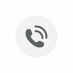 phone dialing icon sign vector