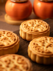 Go home to eat mooncakes during the Mid-Autumn Festival.