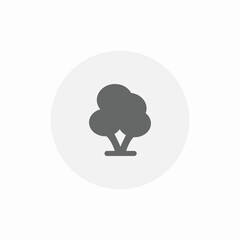 tree scenery icon sign vector