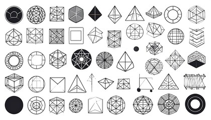 Collection of geometric shapes