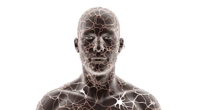 Human Anatomy Network Neural System.