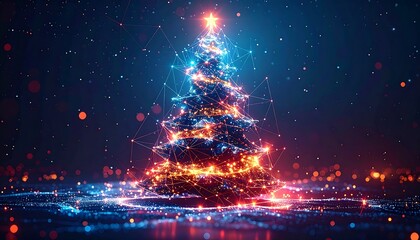 Abstract Christmas Tree