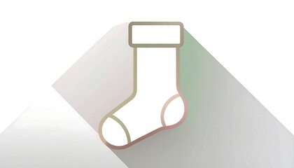 White Christmas Stocking.