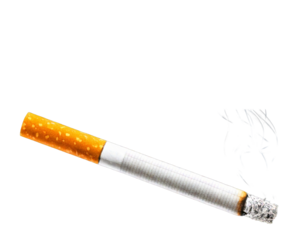  Cigarette png sticker, burning smoke image, transparent background