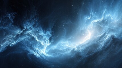 Abstract Nebulae In Deep Space