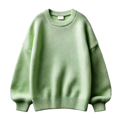 Withe sweater isolated on white background.