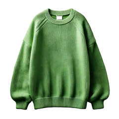 Withe sweater isolated on white background.