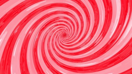 Red and white spiral vortex design
