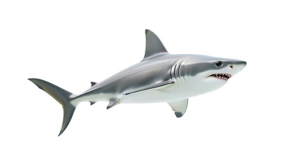 Obraz premium shark isolated on white background