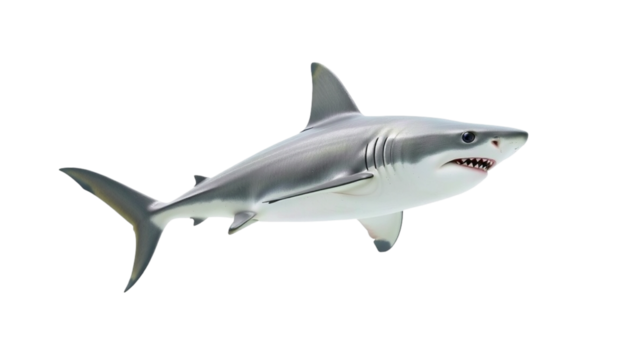 shark isolated on white background