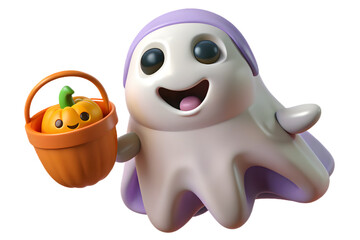 3d rendered illustration of a halloween pumpkin vector web symbol design icon