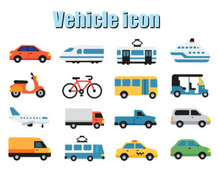 Naklejka premium Vehicle icon