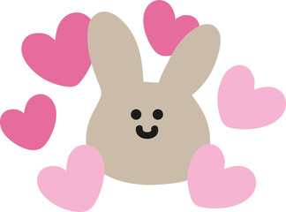 토끼일러스트 © meu