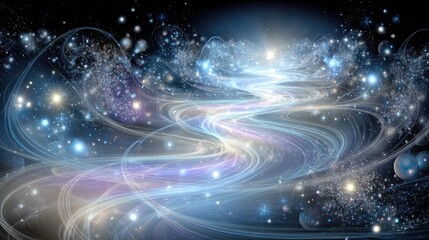 Fototapeta premium Abstract Colorful Space Galaxy