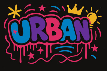 Vibrant Urban Graffiti.