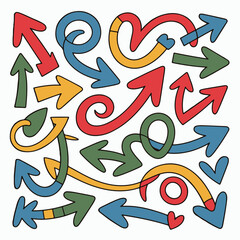 Expressive Hand-Sketched Arrows: High-Quality Vector Graphics for a Modern Look