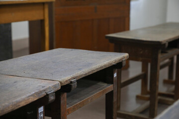 昔の勉強机