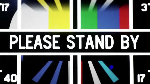 Stand By Test Card Graphic.