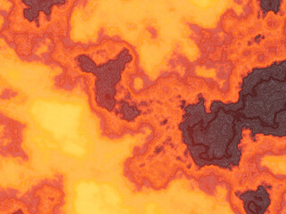 Abstract volcanic lava background. Molten rock surface