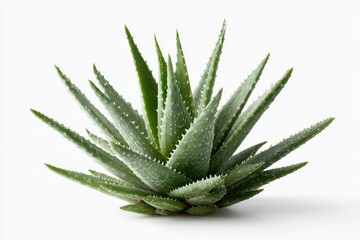 Close-up of a healthy aloe vera plant.