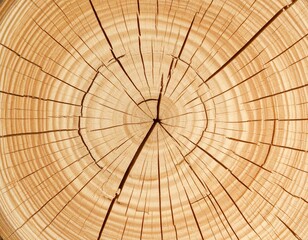 Fototapeta premium Close-up of wood cross-section