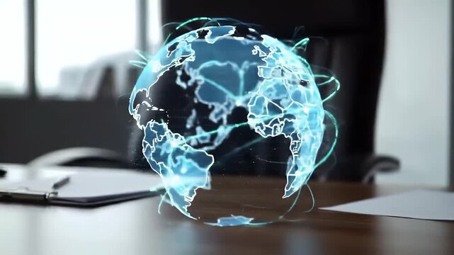 Global Network Digital World Connectivity and Innovation