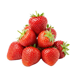 Juicy Red Strawberries Fresh Fruit Close-Up Photography