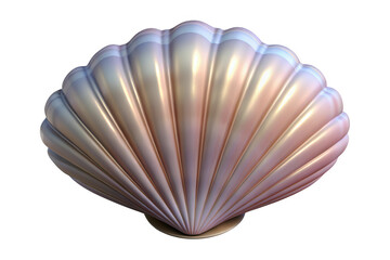 Pearl like clam shell digital 3d render