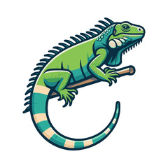iguana illustration design