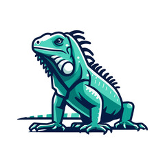 iguana illustration design