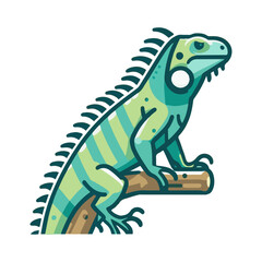 iguana illustration design