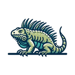 iguana illustration design